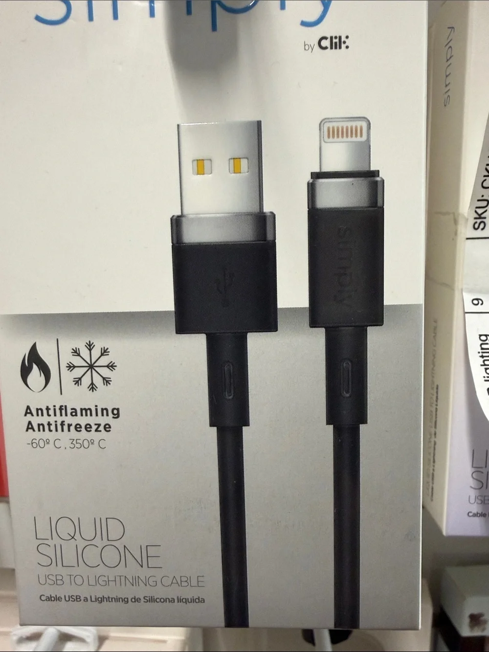 Liquid Silicone USB to Lightning Cable - Lime Green